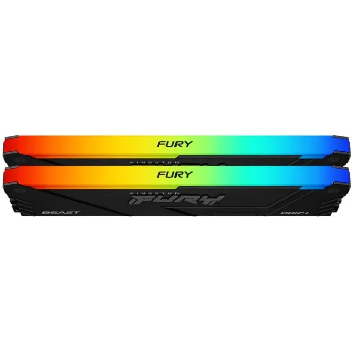 DDR4 16GB (2x8GB) 3200 MHz Beast Black Kingston Fury (ex.HyperX) (KF432C16BB2AK2/16WP) (UA) ; Объем памяти: 16 ГБ; Количество