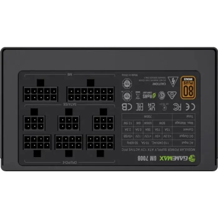 Gamemax 700W (GM 700B Fully-modular New) (UA)