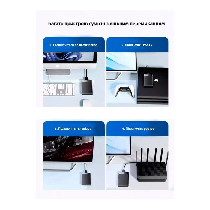 Карман внешний Dynamode 2.5 SATA/SSD HDD USB3.0 (DM-CAD-25320) (UA) ; Форм-фактор: 2.5; Внутренний