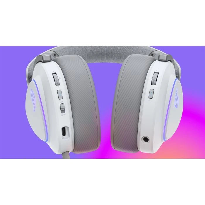 Навушники ASUS ROG Delta II White (90YH03W0-BHUA10) (UA)
