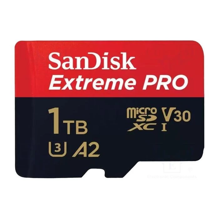 SanDisk 1 TB microSDXC UHS-I U3 Extreme Pro+SD Adapter (SDSQXCD-1T00-GN6MA) (UA)