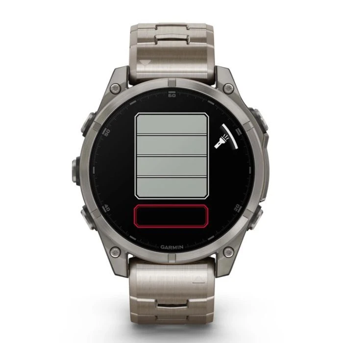 Смарт-годинники Garmin fenix 8 47mm, AMOLED, Saph, Ti/Bare/Graphite w/TiBand,Excl, GPS (010-02904-40) (UA)