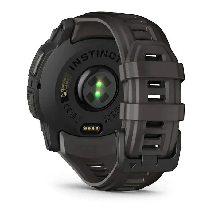 Смарт-годинники Garmin Instinct 3, 50mm, AMOLED, чорний безель з вугільним ремінцем, GPS (010-03020-00) (UA)