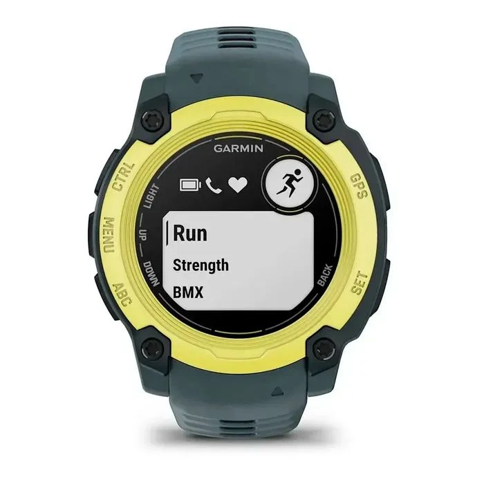 Смарт-годинник Garmin Instinct E, 40 мм, Electric Lime Bezel з Twilight Band, GPS (010-02932-01) (UA)