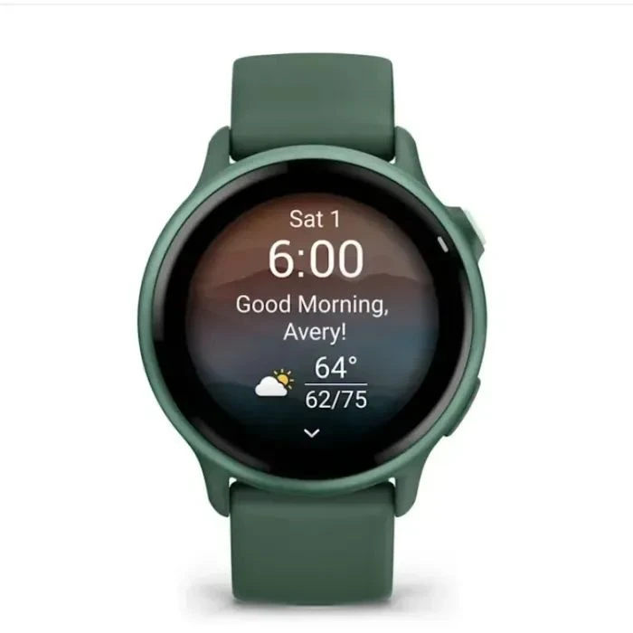 Смарт-годинники Garmin vivoactive 6, Jasper Green/J. Green Metallic, GPS (010-02985-02) (UA)