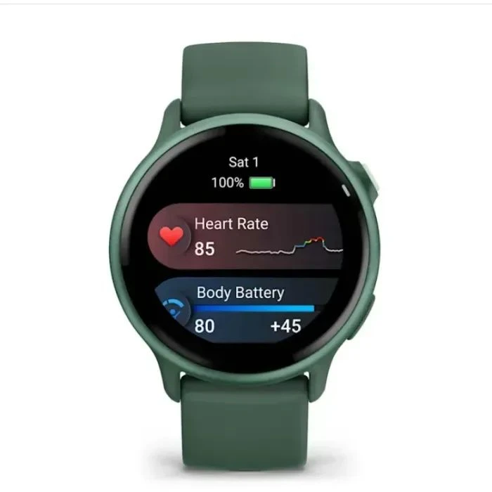 Смарт-часы Garmin vivoactive 6, Jasper Green/J. Green Metallic, GPS (010-02985-02) (UA) ; Форма часов: круглые;