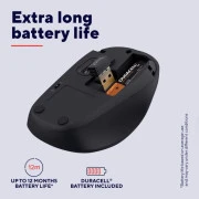 Trust Yvi+ Silent Wireless/Bluetooth Glossy Black (25512) (UA)