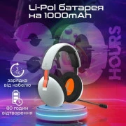 Навушники з мікрофоном Vertux BB-8 White (UA)