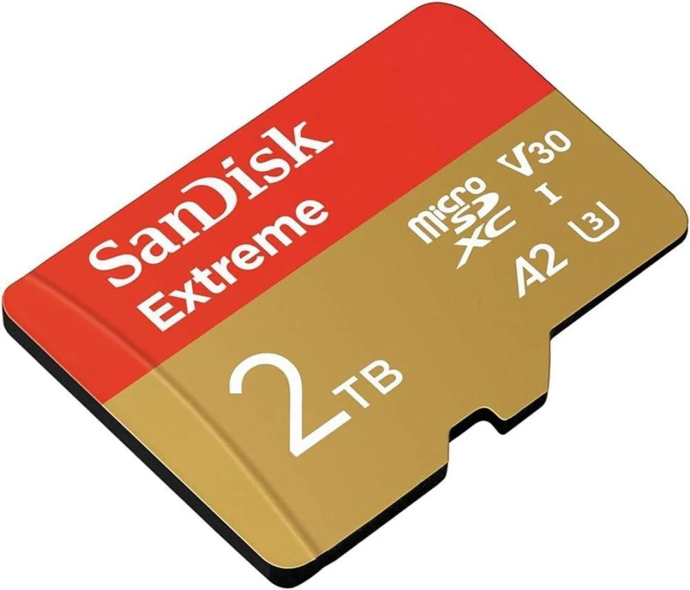 SanDisk 2 TB microSDXC U3 V30 A2 Extreme + Adapter SD (SDSQXAV-2T00-GN6MA) (UA)