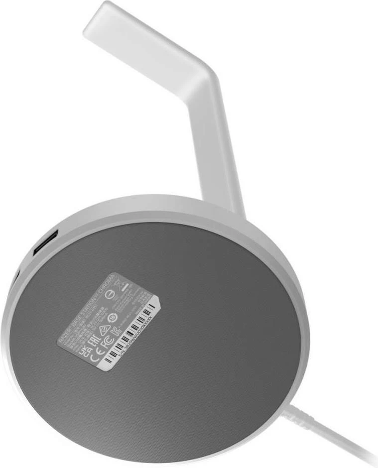 Підставка для навушників Razer Base Station V2 Chroma Mercury (RC21-01510300-R3M1) (UA)