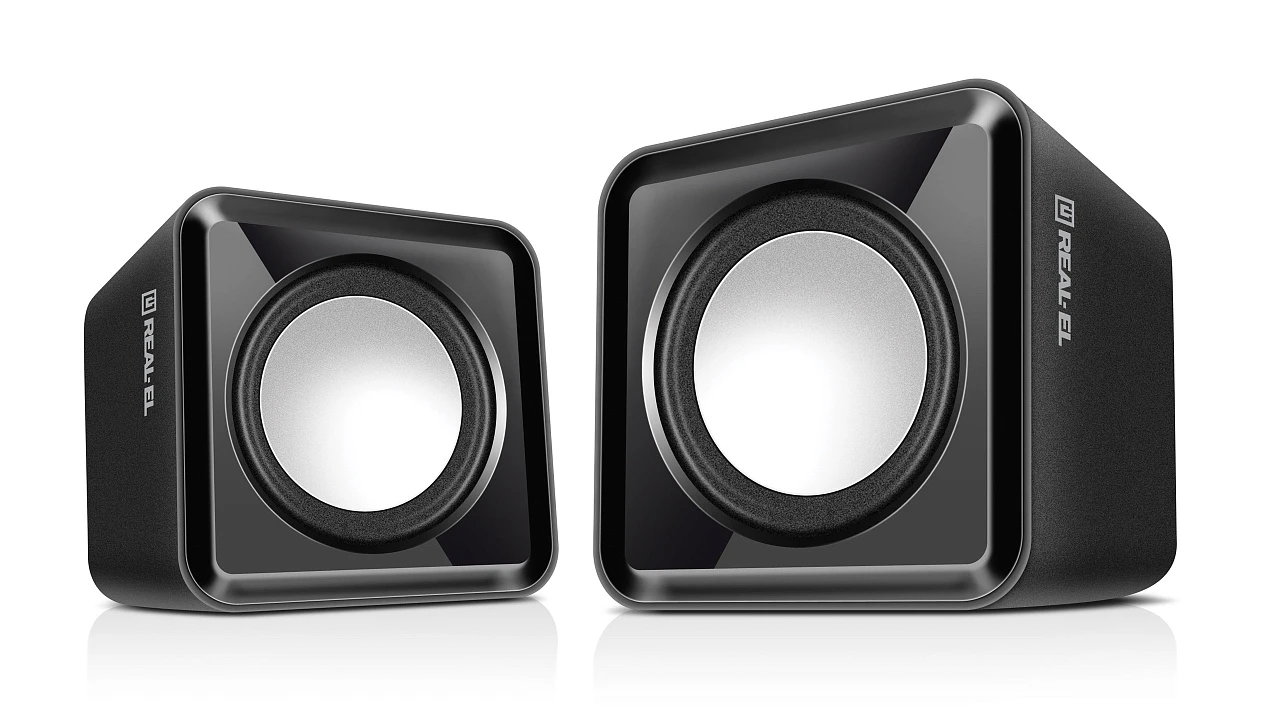 REAL-EL S-10 Black (EL121100020) (UA) Тип: стаціонарні; Wi-Fi: ні; Формат