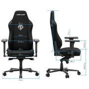 Anda Seat Phantom 3 XL Dark Gray Fabric (AD18XL-52-GB-F-G01) (UA)
