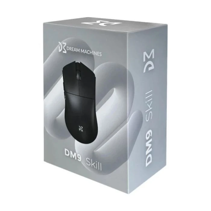 Dream Machines DM9 Skill 8K Wireless/Bluetooth/USB Black (DM9_SKILL_WIRELESS) (UA) ; Сенсор: PMW 3395; Вага: 58 г;