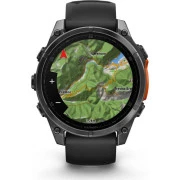 Garmin fenix 8 47mm, AMOLED, Glass/SS, SlateGray Steel/Black, BlkBnd, GPS (010-02904-00) (UA)