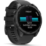 Garmin fenix 8 47mm, AMOLED, Glass/SS, SlateGray Steel/Black, BlkBnd, GPS (010-02904-00) (UA)