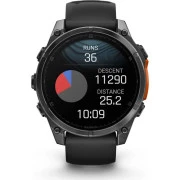 Garmin fenix 8 47mm, AMOLED, Glass/SS, SlateGray Steel/Black, BlkBnd, GPS (010-02904-00) (UA)