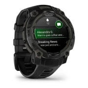 Garmin Instinct 3, 45 мм, AMOLED, чорний безель з чорним ремінцем, GPS смарт-годинник (010-02936-00) (UA)