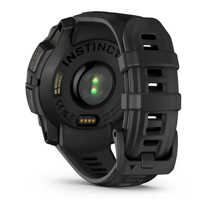 Garmin Instinct 3, 45mm, AMOLED, Black Bezel with Black Band, GPS смарт-годинник (010-02936-00) (UA)