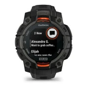Garmin Instinct 3, 45mm, Solar, Black Bezel with Black Band, GPS смарт-годинник (010-02934-00) (UA)