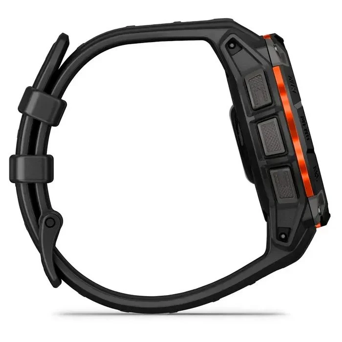 Garmin Instinct 3, 45mm, Solar, Чорний безель з чорним ремінцем, GPS смарт-годинник (010-02934-00) (UA)