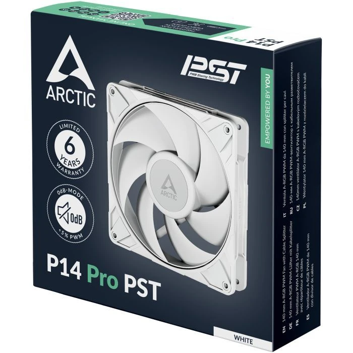 Кулер для корпусу Arctic P14 PRO PST WHT (ACFAN00317A) (UA)