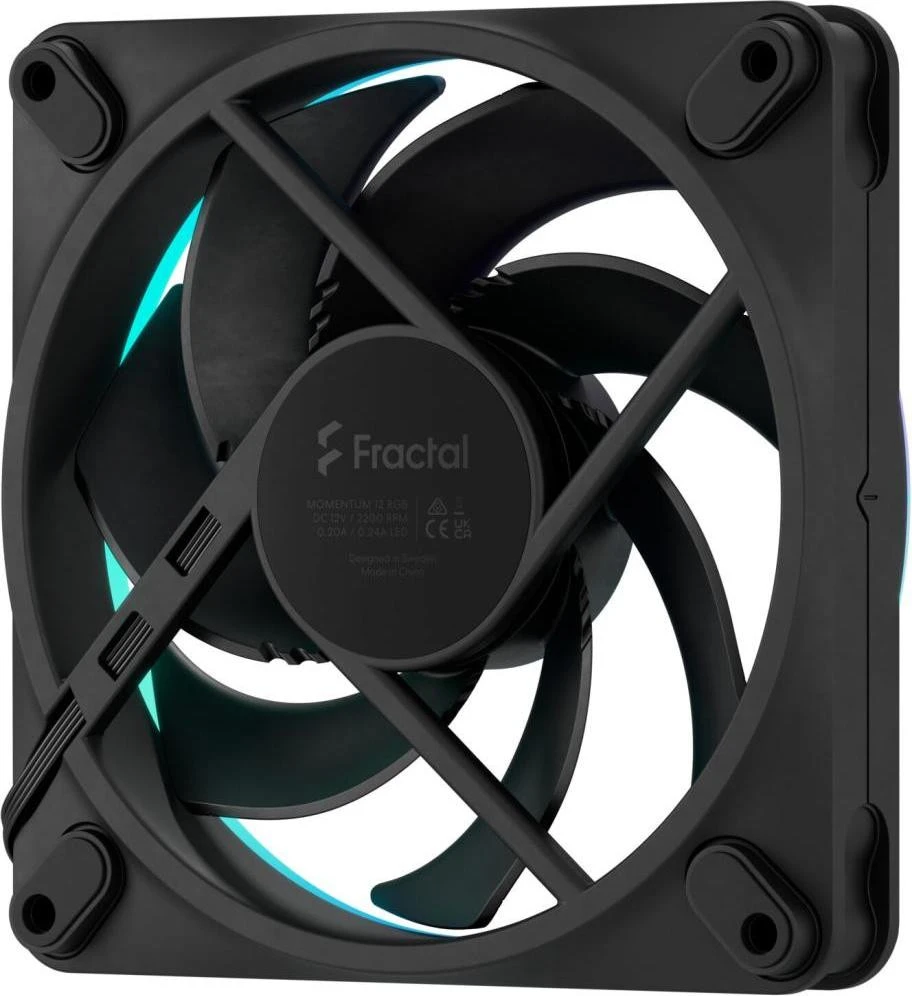 Вентилятор Fractal Design Momentum 12 RGB Black (FD-F-MR1-1201) (P2799) (UA) Бренд: Fractal Design; Назначение: для