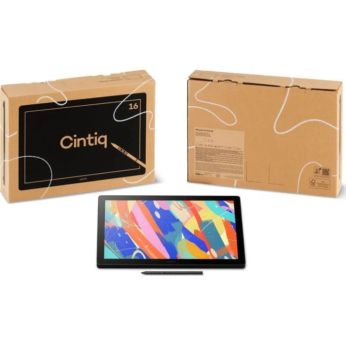 Wacom Cintiq16 (2025) (DTK168K0B) (UA) ; Перо: Wacom Pro Pen 3; Чутливість до