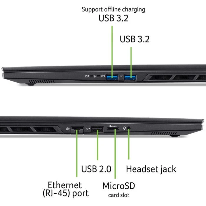 Acer Nitro 16S AN16S-61 (NH.QXKEU.004) (UA) ; Розширення: 2560x1600 (WQXGA); Тип