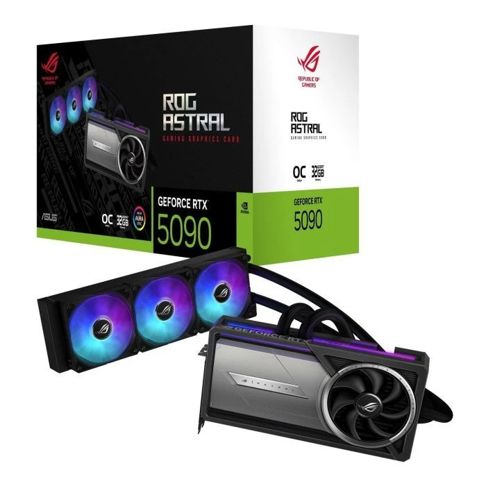 ASUS GeForce RTX5090 32GB ROG ASTRAL LC OC GAMING (ROG-ASTRAL-LC-RTX5090-O32G-GAMING) (90YV0LW2-M0NA00) (UA)