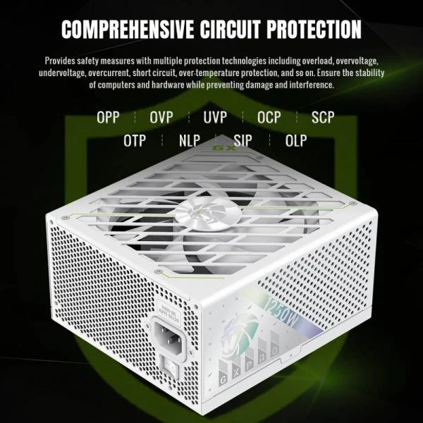 GameMax GX PRO 1250G WH (UA)