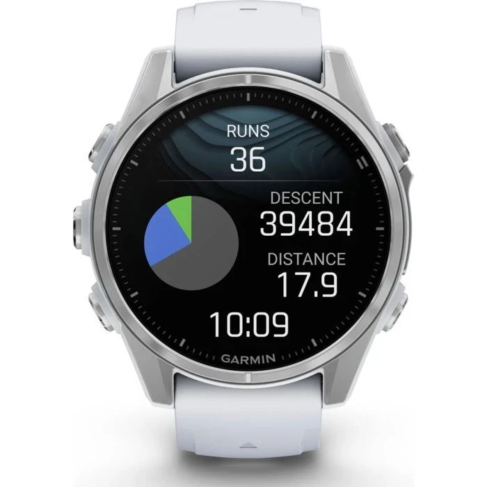 Garmin fenix 8 43mm, AMOLED, Glass, BareSS/Whitestone, WhitestoneBn (010-02903-00) (UA) ; Тип: універсальні; Форма