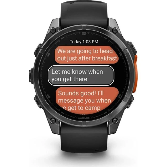 Garmin fenix 8 47mm, AMOLED, Glass/SS, SlateGray Steel/Black, BlkBnd, GPS (010-02904-00) (UA)