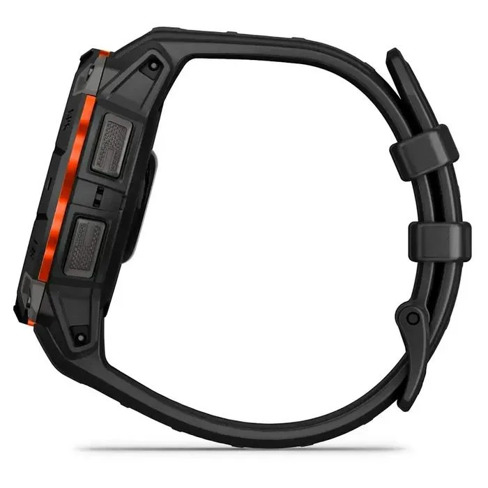 Garmin Instinct 3, 45mm, Solar, Чорний безель з чорним ремінцем, GPS смарт-годинник (010-02934-00) (UA)