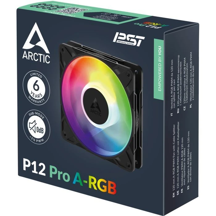 Кулер для корпусу Arctic P12 PRO A-RGB (ACFAN00309A) (UA)