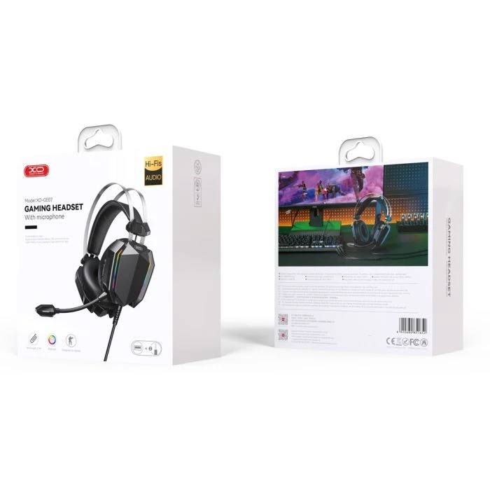 XO GE-07 Static Gaming Black (GE-07 Black) (UA) Акустичне оформлення: закриті;