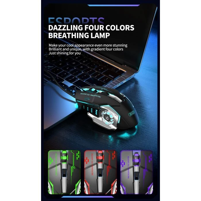 XO M10 Wireless Black/Silver (M10 Black+Silver) (UA) ; Підключення: бездротове;