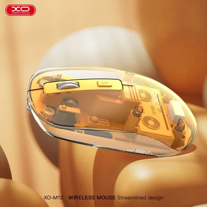 XO M12 Wireless Transparent/Yellow (M12 Yellow) (UA) ; Подключение: беспроводное;