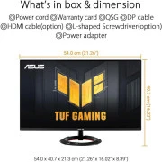 ASUS TUF Gaming VG249Q3R (90LM0AE1-B01E70)