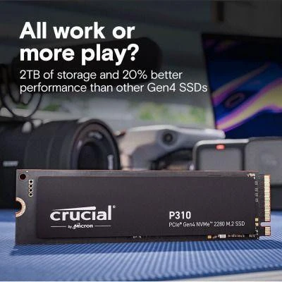 Crucial P310 1 TB (CT1000P310SSD8) Бренд: Crucial; Линейка: P310; Объем,