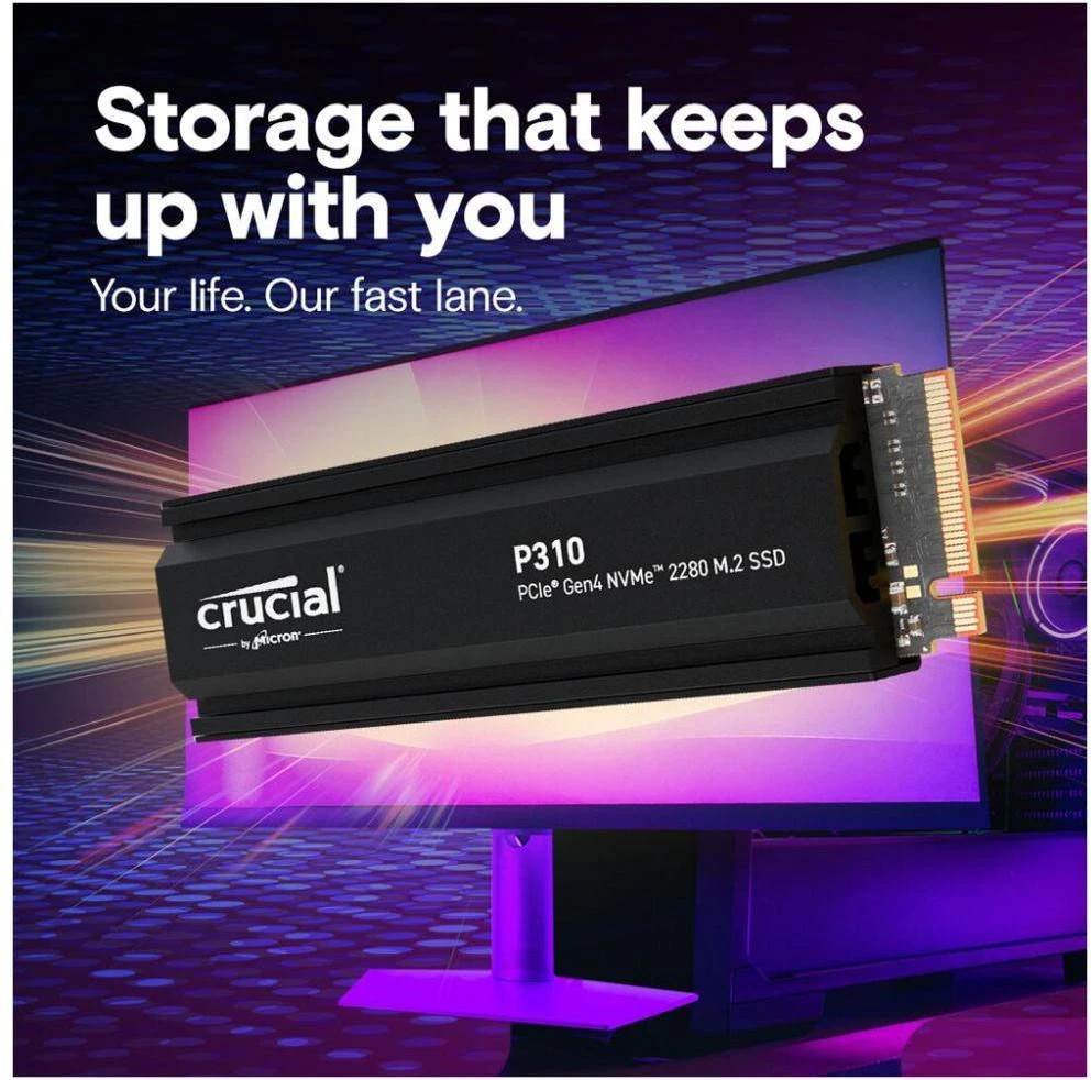 Crucial P310 1 TB (CT1000P310SSD5) Бренд: Crucial; Объем, ГБ: 1000;