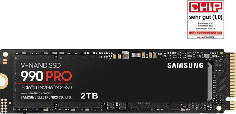 Samsung 990 PRO 2 TB (MZ-V9P2T0BW) Бренд: Samsung; Линейка: 990 PRO; Объем,