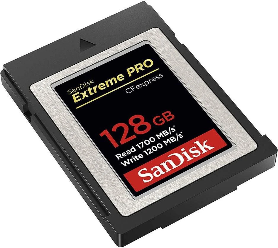 SanDisk Extreme Pro CFexpress Card Type B 128GB (SDCFE-128G-GN4NN) Бренд: SanDisk; Объем памяти, ГБ: 128;