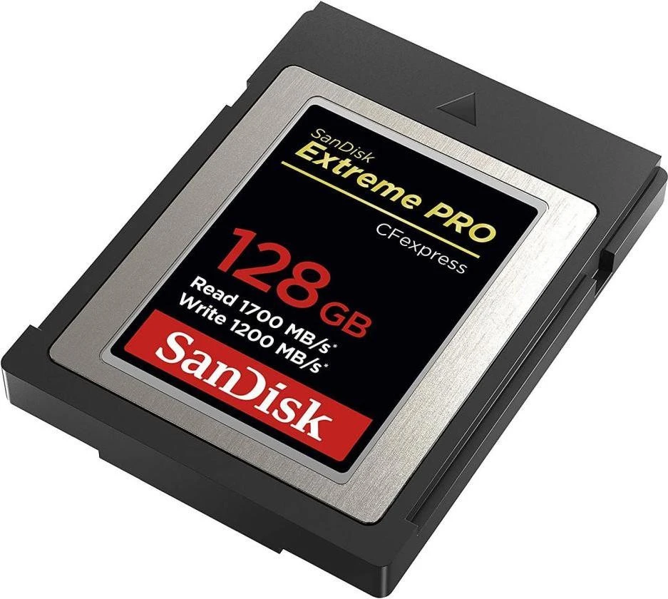SanDisk Extreme Pro CFexpress Card Type B 128GB (SDCFE-128G-GN4NN) Бренд: SanDisk; Об'єм пам'яті, ГБ: 128;