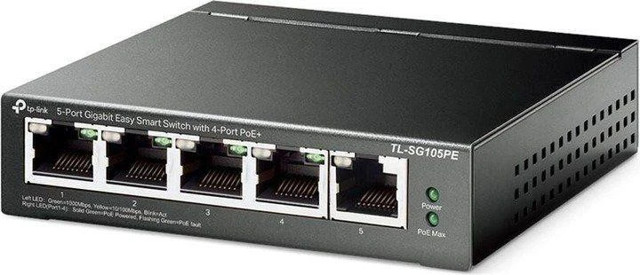 Smart TP-Link TL-SG105PE Бренд: TP-Link; Кількість портів Fast