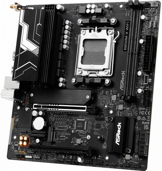 ASRock B850M-X WiFi R2.0 (UA) Бренд: ASRock; Тип роз'єму CPU: Socket AM5;