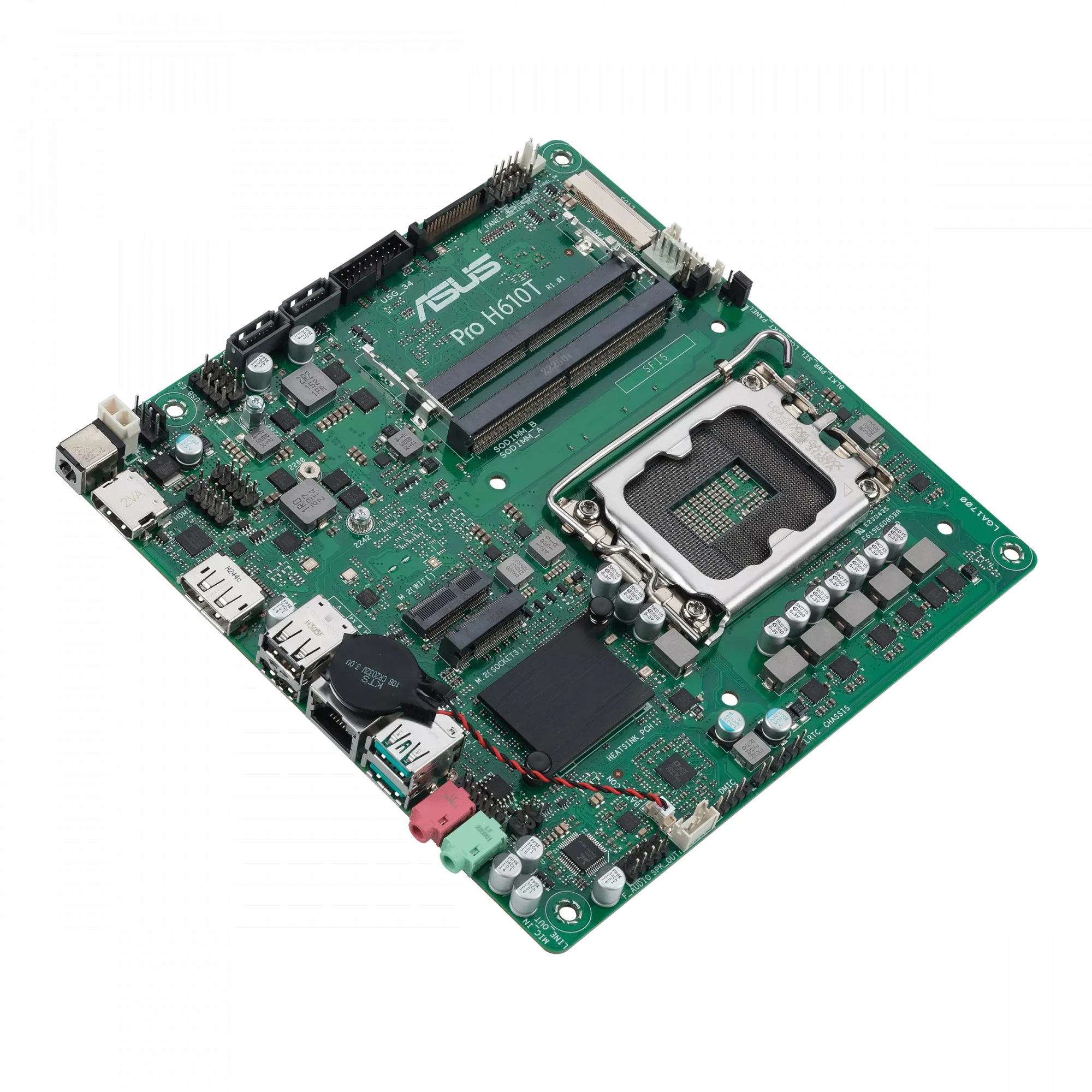 ASUS Pro H610T-CSM (90MB1G60-M0EAYC) (UA) Бренд: ASUS; Тип роз'єму CPU: Socket 1700;