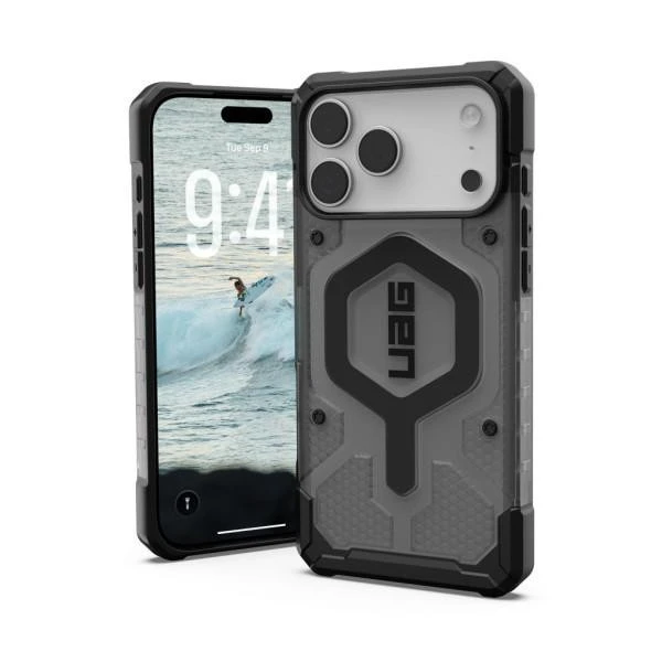 Чехол для смартфона URBAN ARMOR GEAR iPhone 17 Pro Max, Pathfinder Clear MagSafe, Ash/Black (114552113140) (UA) Бренд: URBAN ARMOR GEAR; Совместимость: