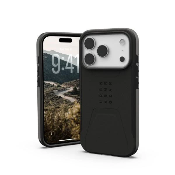 Чехол для смартфона URBAN ARMOR GEAR iPhone 17 Pro, Civilian MagSafe, Black (114545114040) (UA) Бренд: URBAN ARMOR GEAR; Совместимость: