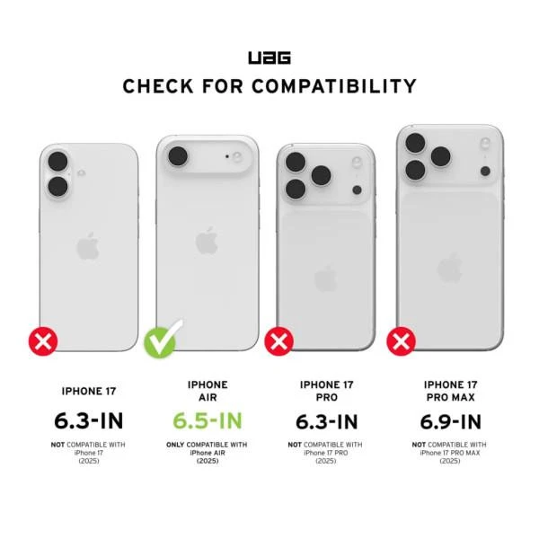 Чехол для смартфона URBAN ARMOR GEAR Phone Air, Metropolis LT Magsafe, Kevlar Black (114520113940) (UA) Бренд: URBAN ARMOR GEAR; Совместимость: