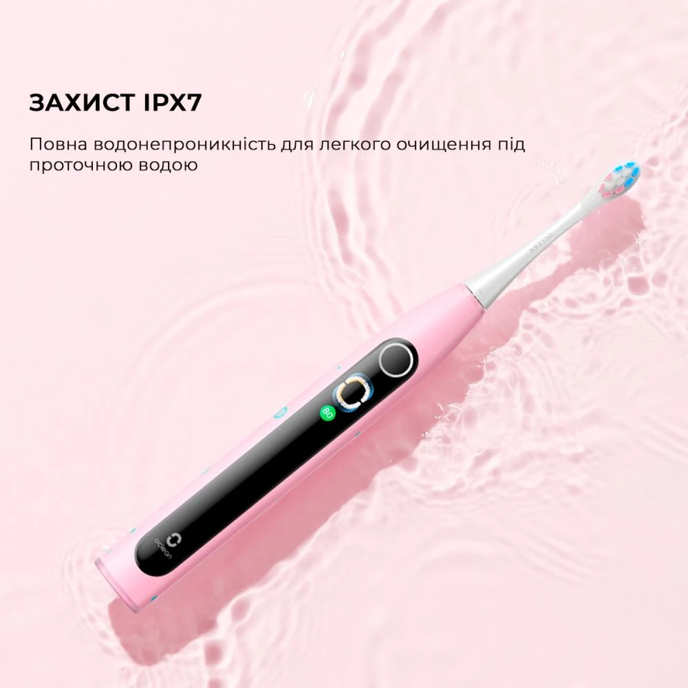 Електрична зубна щітка Oclean X Kids Set Electric Toothbrush Pink (6970810557220) Бренд: Oclean; Вікова категорія: для